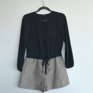 LOFT Long Sleeve Romper